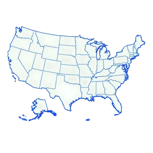 Usa Outline Map Png 06282024 PNG image