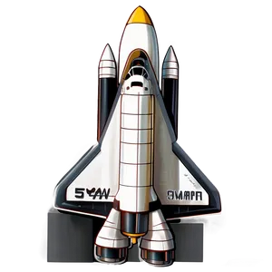 Usa Space Shuttle PNG Lwe