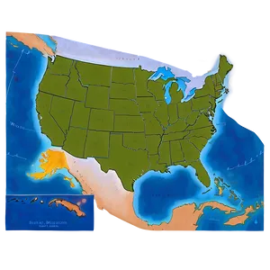 Usa State Borders PNG 05212024 PNG