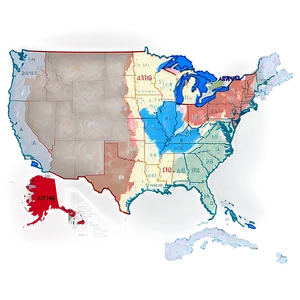 Usa Time Zone Map Png 16 PNG image