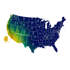 Usa Weather Map PNG 05252024