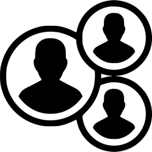 User Profile Connections Icon PNG
