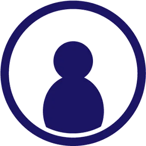 User Profile Icon Blue PNG image