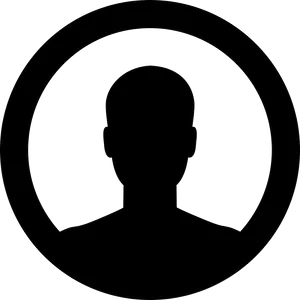 User Profile Silhouette Icon PNG image