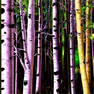 Utah Quaking Aspen Forest Png 54 PNG image