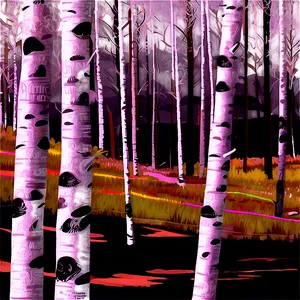 Utah Quaking Aspen Forest PNG 7 PNG