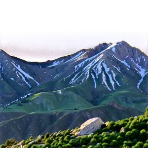 Utah Wasatch Mountain Range PNG 06292024