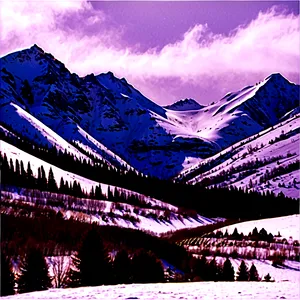 Utah Winter Mountains PNG 06292024