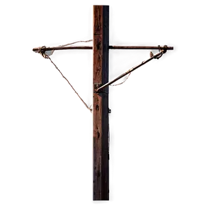 Utility Pole During Sunset PNG 06262024 PNG