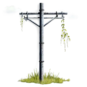 Utility Pole In Rural Area PNG Syv72 PNG