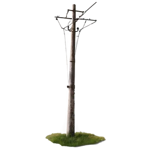 Utility Pole In Rural Area PNG Yxc19 PNG