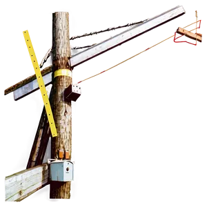Utility Pole Installation PNG 78