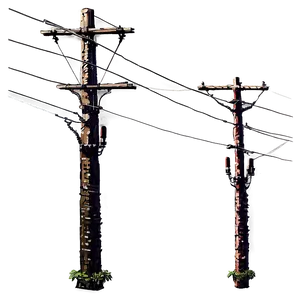 Utility Pole With Wires Png 69 PNG image