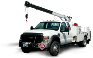 Utility Service Truckwith Crane