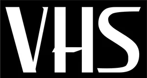 V H S Logo Blackand White PNG image