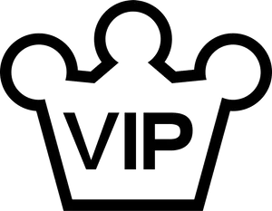 V I P Crown Icon PNG image