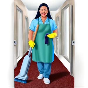 Vacation Home Cleaner PNG Poe PNG