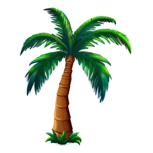 Vacation Palm Tree Emoji Png 06272024 PNG image