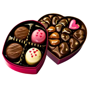 Valentine Chocolate Box PNG 05242024