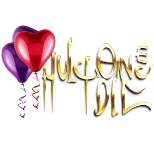 Valentine Heart Balloon Png Lhd50 PNG image