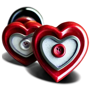 Valentine Heart Button PNG Kcv72 PNG