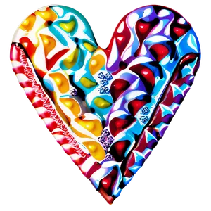 Valentine Heart Candy Png 39 PNG image