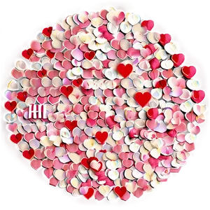 Valentine Heart Confetti PNG 29 PNG