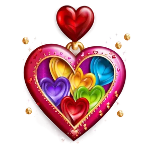 Valentine Heart Decoration PNG 51