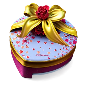 Valentine Heart Gift PNG 06262024