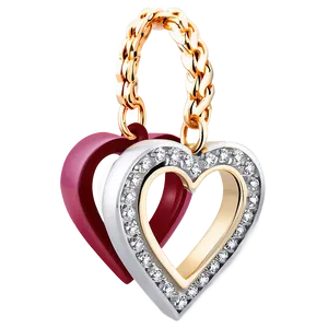 Valentine Heart Necklace PNG 06262024