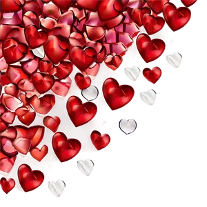 Valentine Heart Petals PNG Qos92 PNG