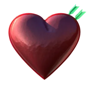 Valentine Heart With Arrow PNG 76