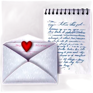 Valentine Love Letter PNG 05242024
