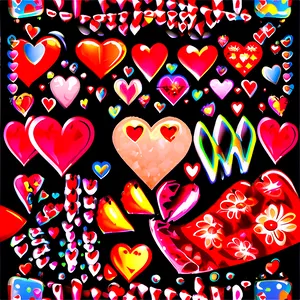Valentine Pattern PNG 93