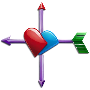 Valentine's Day Arrow PNG 1 PNG