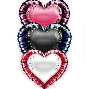 Valentine's Day Balloons PNG Eye19