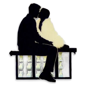 Valentine's Day Couple Silhouette PNG 51 PNG