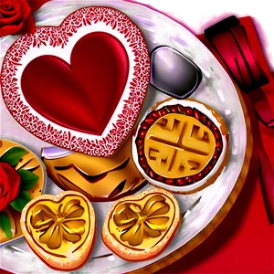 Valentine's Day Dinner PNG 05242024