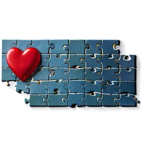 Valentine's Day Heart Puzzle PNG Uwp PNG