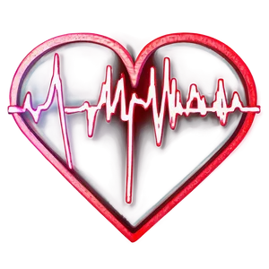 Valentine's Day Heartbeat PNG Meq91 PNG