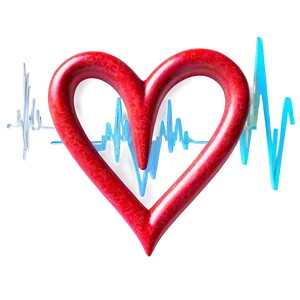 Valentine's Day Heartbeat PNG Xgt6 PNG