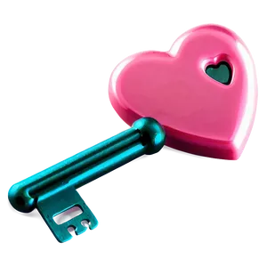 Valentine's Day Love Key PNG 05242024 PNG