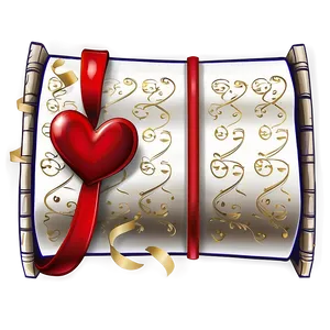 Valentine's Day Love Scroll PNG 23 PNG