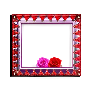 Valentine's Day Photo Border PNG Bgh PNG