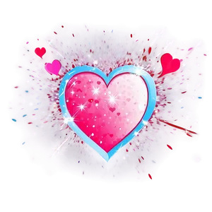 Valentine Sparkle Effect PNG Ggp