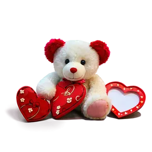 Valentine Teddy Bear PNG Wml23