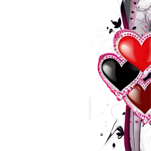 Valentines Day Border B PNG image