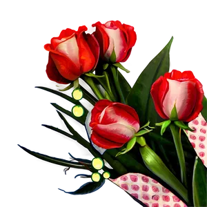 Valentines Day Bouquet Png 05212024 PNG image