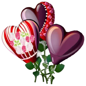 Valentines Day Bouquet Png Emf PNG image