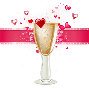 Valentines Day Champagne Png Iju PNG image